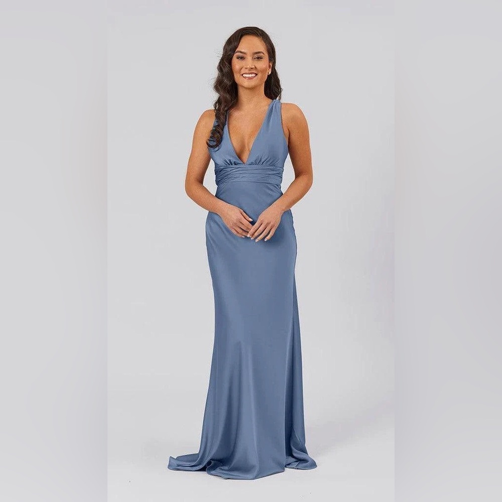 Elegant Blue Wedding Dress